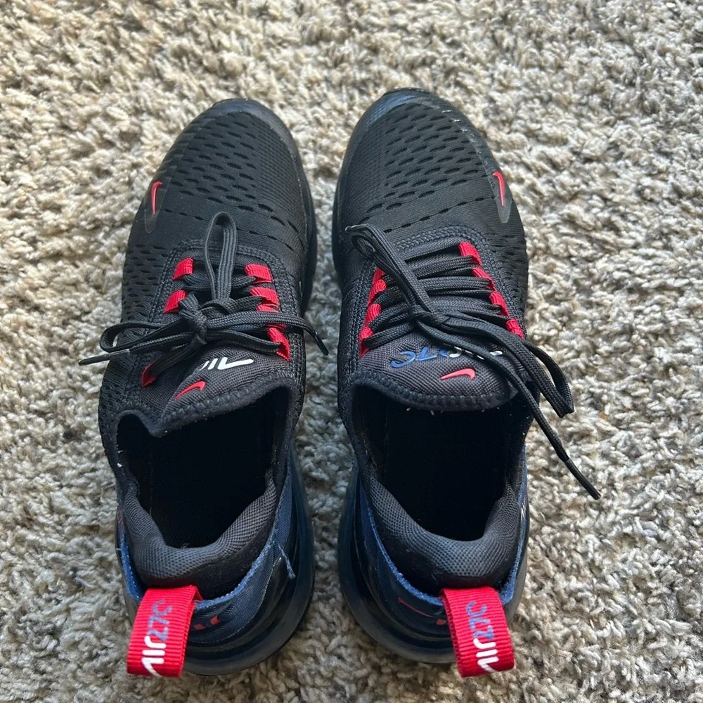 Nike kids Black and Red Air Athletic Shoes